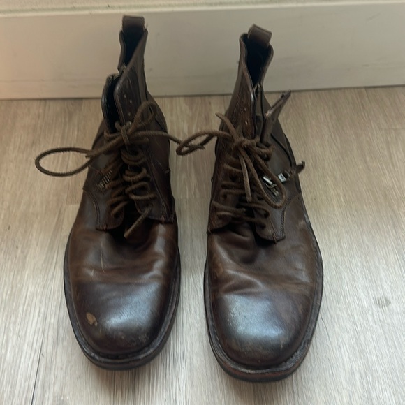 John Varvatos Men’s brown Barrett military boot - Picture 1 of 6